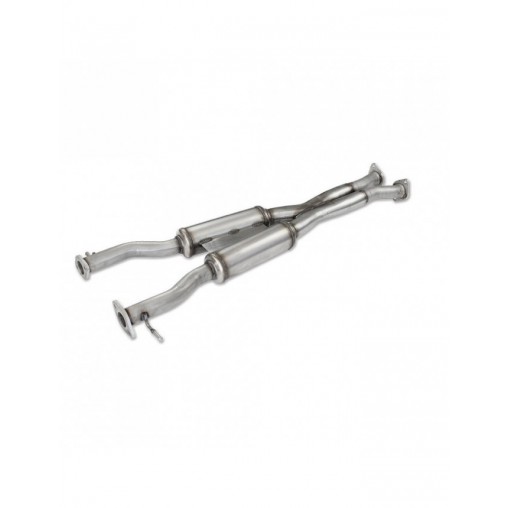 Tube central avec silencieux INOX pour KIA STINGER GT 3.3 T-GDI 370cv 4WD 2018- Tube central avec silencieux INOX pour KIA STINGER GT 3.3 T-GDI 370cv 4WD 2018-
