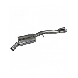 Tube central avec silencieux INOX pour AUDI RS Q3 2.5 TFSi 310cv 2014-