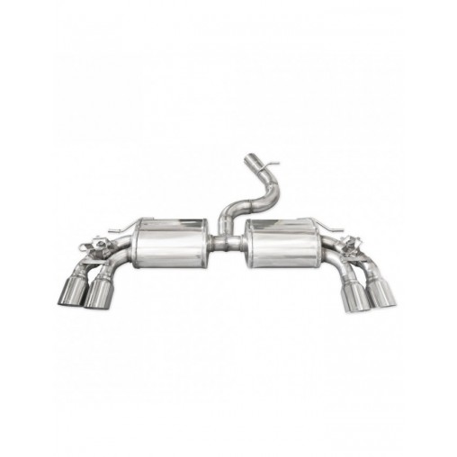 Terminal inox à valve pour AUDI S3 8V 2.0 TFSI 300cv 2013- Terminal inox à valve pour AUDI S3 8V 2.0 TFSI 300cv 2013-