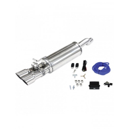 Terminal inox à valve 2x80mm Racing pour VOLKSWAGEN POLO AW 2.0 GTI 200cv 2018- Terminal inox à valve 2x80mm Racing pour VOLKSWAGEN POLO AW 2.0 GTI 200cv 2018-