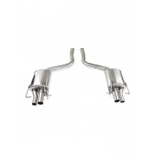 Terminal inox à valve pour MERCEDES CLASSE C63 AMG S W205 4.0i V8 BiTurbo 2015- diam.70