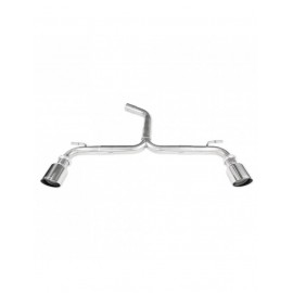 Terminal inox duplex libre 102mm Racing VOLKSWAGEN GOLF 7 2.0 GTD 184cv 2013- diam.55