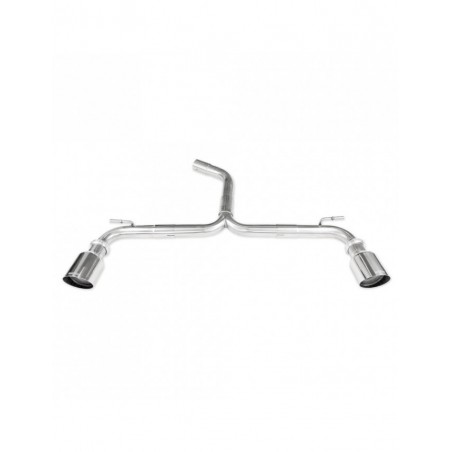 Terminal inox duplex libre 102mm Racing VOLKSWAGEN GOLF 7 2.0 GTD 184cv 2013- diam.55