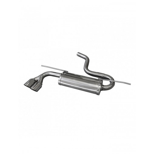 Terminal inox 2x80mm Racing VOLKSWAGEN GOLF 7 1.4 TSI 140-150cv 2013-