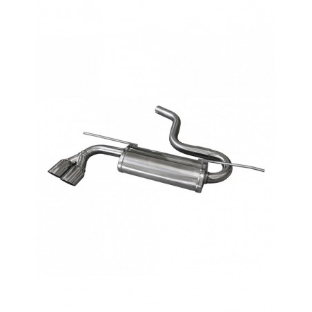 Terminal inox 2x80mm Racing VOLKSWAGEN GOLF 7 1.4 TSI 140-150cv 2013-