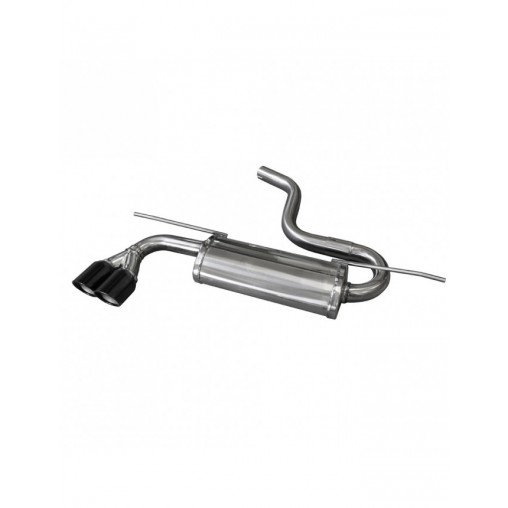 Terminal inox 2x80mm X-Race noir VOLKSWAGEN GOLF 7 2.0 GTD 184cv 2013- diam.55 Terminal inox 2x80mm X-Race noir VOLKSWAGEN GOLF 7 2.0 GTD 184cv 2013- diam.55
