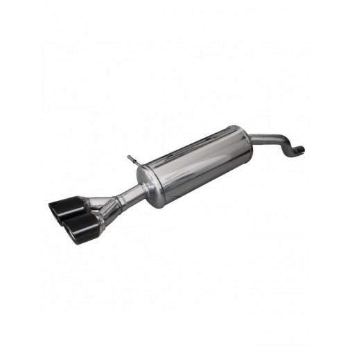 Terminal inox 2x80mm X-Race noir RENAULT CLIO 4 1.5 Dci 75cv 2015- D40 Terminal inox 2x80mm X-Race noir RENAULT CLIO 4 1.5 Dci 75cv 2015- D40