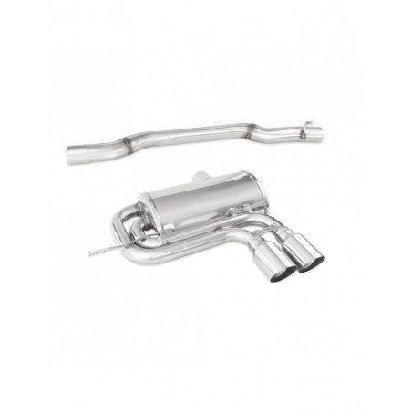 Terminal inox 2x90mm Racing MINI COOPER F55-F56 2.0 S CABRIO 192cv 2014-
