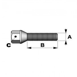 Boulons Coniques 12x125mm