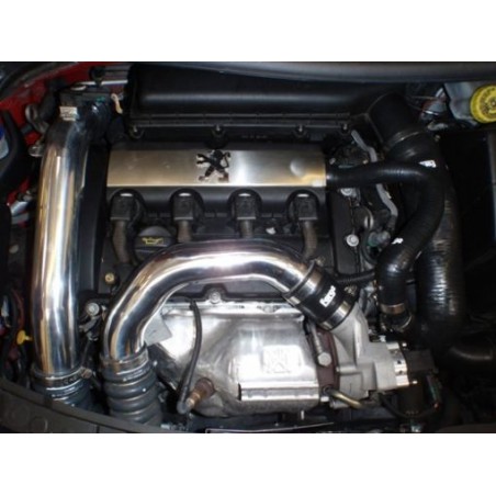 Kit durites aluminium Turbo + coupleurs silicone pour Peugeot 207 GTI et Citroen DS3 turbo