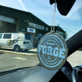 Forge Motorsport Black and Blue Badge Air Freshener