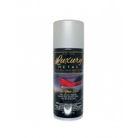 Aérosol élastomère PLASTIDIP blanc aluminium satiné 400mL