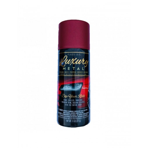 Aérosol élastomère PLASTIDIP Luxury rouge VOLCANO metalisé 400mL