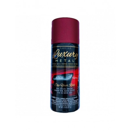Aérosol élastomère PLASTIDIP Luxury rouge VOLCANO metalisé 400mL