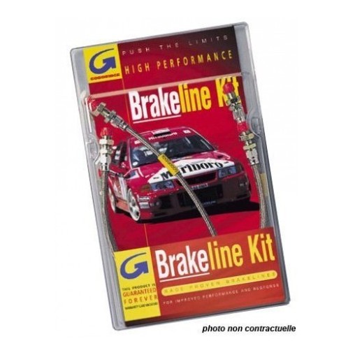 Kit Flexibles de Frein Durite Aviation Complet Goodridge Peugeot 307 2.0 HDi 1.6/2.0 16v 4 Pièces