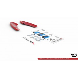 MAXTON Lames De Pare-Chocs Arrière Latérales VW Golf 7 GTI TCR