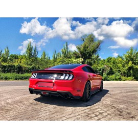 MAXTON Lames De Pare-Chocs Arrière Latérales Ford Mustang Mk. 6 Facelift MAXTON Lames De Pare-Chocs Arrière Latérales Ford Mustang Mk. 6 Facelift