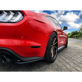 MAXTON Lames De Pare-Chocs Arrière Latérales Ford Mustang Mk. 6 Facelift MAXTON Lames De Pare-Chocs Arrière Latérales Ford Mustang Mk. 6 Facelift
