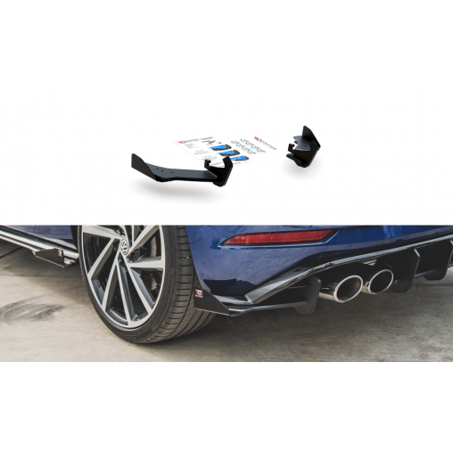 MAXTON Sport Durabilité Lame Du Pare Chocs Arriere + Flaps VW Golf 7 R Facelift MAXTON Sport Durabilité Lame Du Pare Chocs Arriere + Flaps VW Golf 7 R Facelift