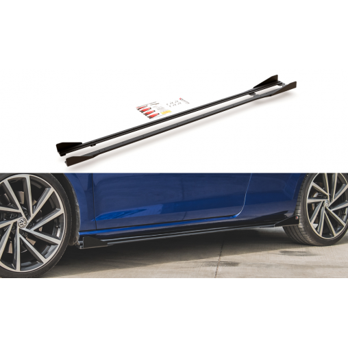 MAXTON Sports Durabilité Rajouts Des Bas De Caisse + Flaps VW Golf 7 R Facelift MAXTON Sports Durabilité Rajouts Des Bas De Caisse + Flaps VW Golf 7 R Facelift