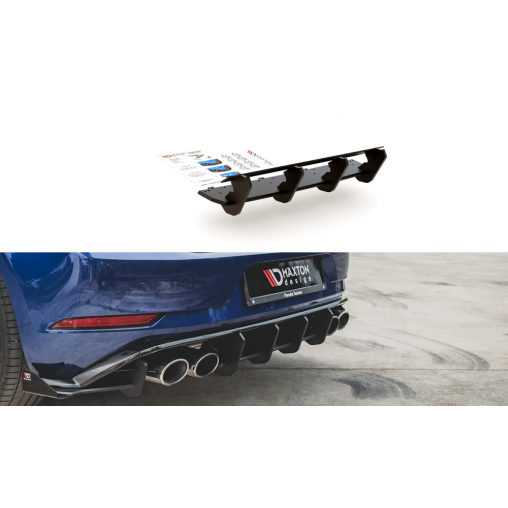 MAXTON Sport Durabilité Central Diffuseur Arriere VW Golf 7 R Facelift MAXTON Sport Durabilité Central Diffuseur Arriere VW Golf 7 R Facelift