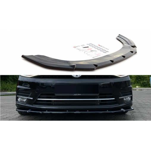 MAXTON Lame Du Pare-Chocs Avant Volkswagen Caddy Mk. 4 MAXTON Lame Du Pare-Chocs Avant Volkswagen Caddy Mk. 4