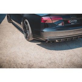 MAXTON Lames De Pare-Chocs Arrière Latérales V.2 Audi S8 D4 Facelift