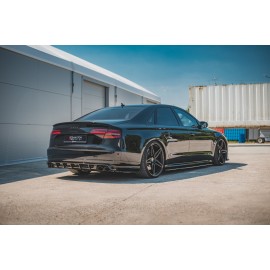 MAXTON Lames De Pare-Chocs Arrière Latérales V.2 Audi S8 D4 Facelift