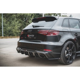MAXTON Lames De Pare-Chocs Arrière Latérales V.2 Audi RS3 8V Sportback Facelift MAXTON Lames De Pare-Chocs Arrière Latérales V.2 Audi RS3 8V Sportback Facelift