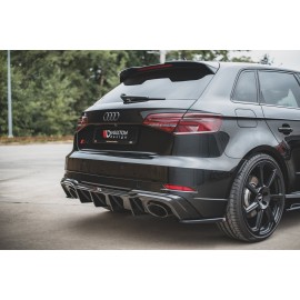 MAXTON Lames De Pare-Chocs Arrière Latérales V.2 Audi RS3 8V Sportback Facelift