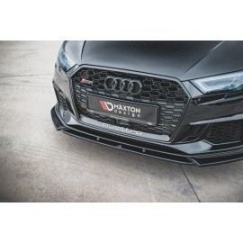 MAXTON Lame Du Pare-Chocs Avant V.4 Audi RS3 8V Facelift MAXTON Lame Du Pare-Chocs Avant V.4 Audi RS3 8V Facelift