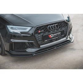 MAXTON Lame Du Pare-Chocs Avant V.3 Audi RS3 8V Facelift