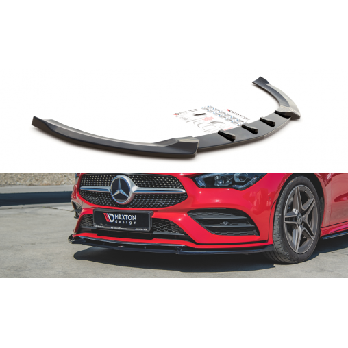 MAXTON Lame Du Pare-Chocs Avant V.2 Mercedes-Benz CLA AMG-Line C118 MAXTON Lame Du Pare-Chocs Avant V.2 Mercedes-Benz CLA AMG-Line C118