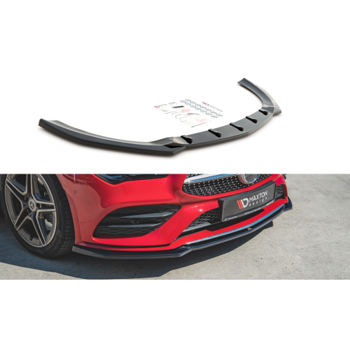 MAXTON Lame Du Pare-Chocs Avant V.1 Mercedes-Benz CLA AMG-Line C118 MAXTON Lame Du Pare-Chocs Avant V.1 Mercedes-Benz CLA AMG-Line C118
