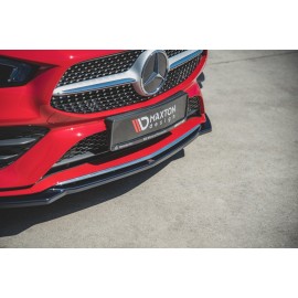 MAXTON Lame Du Pare-Chocs Avant V.1 Mercedes-Benz CLA AMG-Line C118 MAXTON Lame Du Pare-Chocs Avant V.1 Mercedes-Benz CLA AMG-Line C118