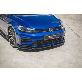 MAXTON Lame Du Pare-Chocs Avant V.9 VW Golf 7 R Facelift