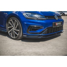 MAXTON Lame Du Pare-Chocs Avant V.9 VW Golf 7 R Facelift