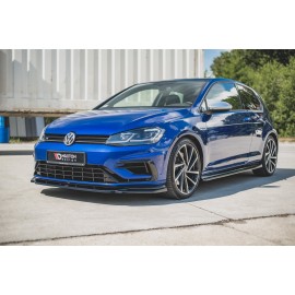 MAXTON Lame Du Pare-Chocs Avant V.9 VW Golf 7 R Facelift