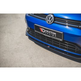 MAXTON Lame Du Pare-Chocs Avant V.9 VW Golf 7 R Facelift