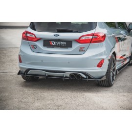 MAXTON Sports Durabilité Diffuseur Arrière Complet + Flaps Ford Fiesta Mk8 ST