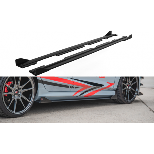 MAXTON Sports Durabilité Rajouts Des Bas De Caisse + Flaps Ford Fiesta Mk8 ST / ST-Line MAXTON Sports Durabilité Rajouts Des Bas De Caisse + Flaps Ford Fiesta Mk8 ST / ST-Line