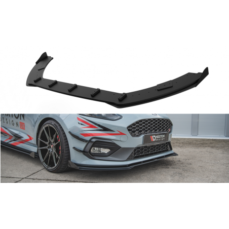 MAXTON Sport Durabilité Lame Du Pare-Chocs Avant + Flaps Ford Fiesta Mk8 ST / ST-Line