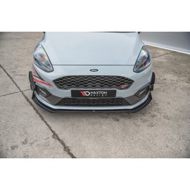 MAXTON Sport Durabilité Lame Du Pare-Chocs Avant + Flaps Ford Fiesta Mk8 ST / ST-Line