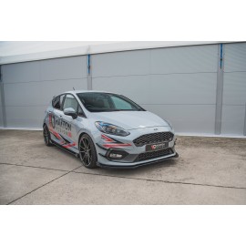 MAXTON Sport Durabilité Lame Du Pare-Chocs Avant + Flaps Ford Fiesta Mk8 ST / ST-Line