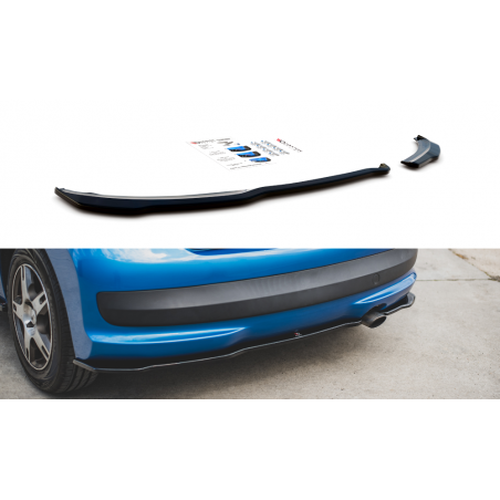 MAXTON Lames De Pare-Chocs Arrière Latérales Peugeot 207 Sport