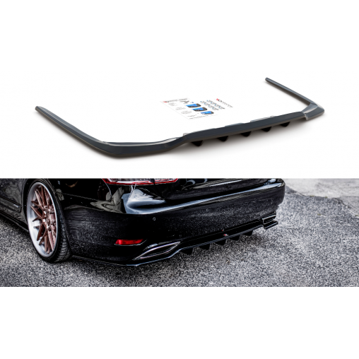 MAXTON Central Arriere Splitter (avec une barre verticale) Leuxs LS Mk4 Facelift MAXTON Central Arriere Splitter (avec une barre verticale) Leuxs LS Mk4 Facelift
