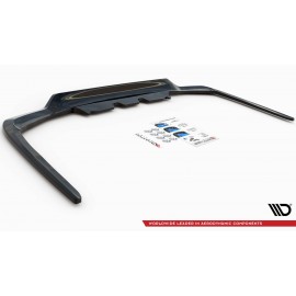 MAXTON Central Arriere Splitter (avec une barre verticale) Leuxs LS Mk4 Facelift MAXTON Central Arriere Splitter (avec une barre verticale) Leuxs LS Mk4 Facelift