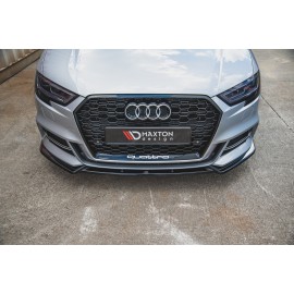 MAXTON Lame Du Pare-Chocs Avant V.3 Audi S3 / A3 S-Line 8V Facelift