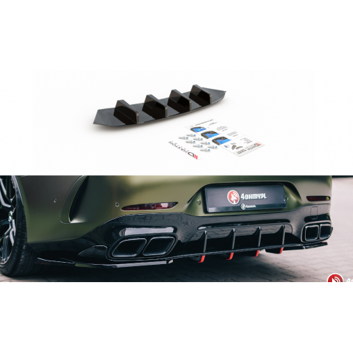 MAXTON Diffuseur Arrière Complet Mercedes-AMG GT 63 S 4-Door Coupe MAXTON Diffuseur Arrière Complet Mercedes-AMG GT 63 S 4-Door Coupe