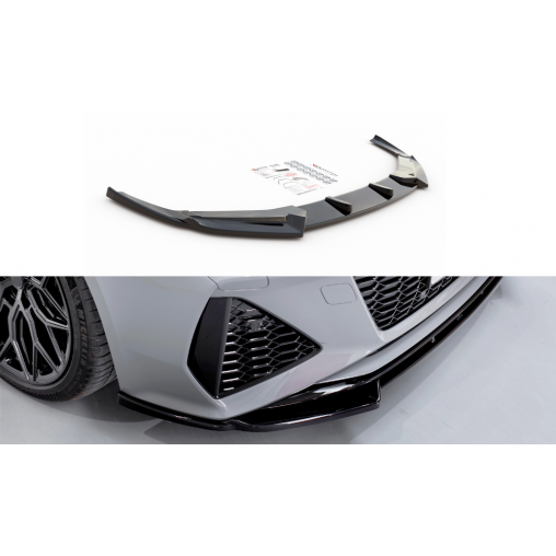 MAXTON Lame Du Pare-Chocs Avant V.1 Audi RS6 C8 MAXTON Lame Du Pare-Chocs Avant V.1 Audi RS6 C8